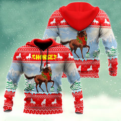 Horse Christmas 3D Shirt For Men And Women HHT16102007 - Amaze Style™-Apparel