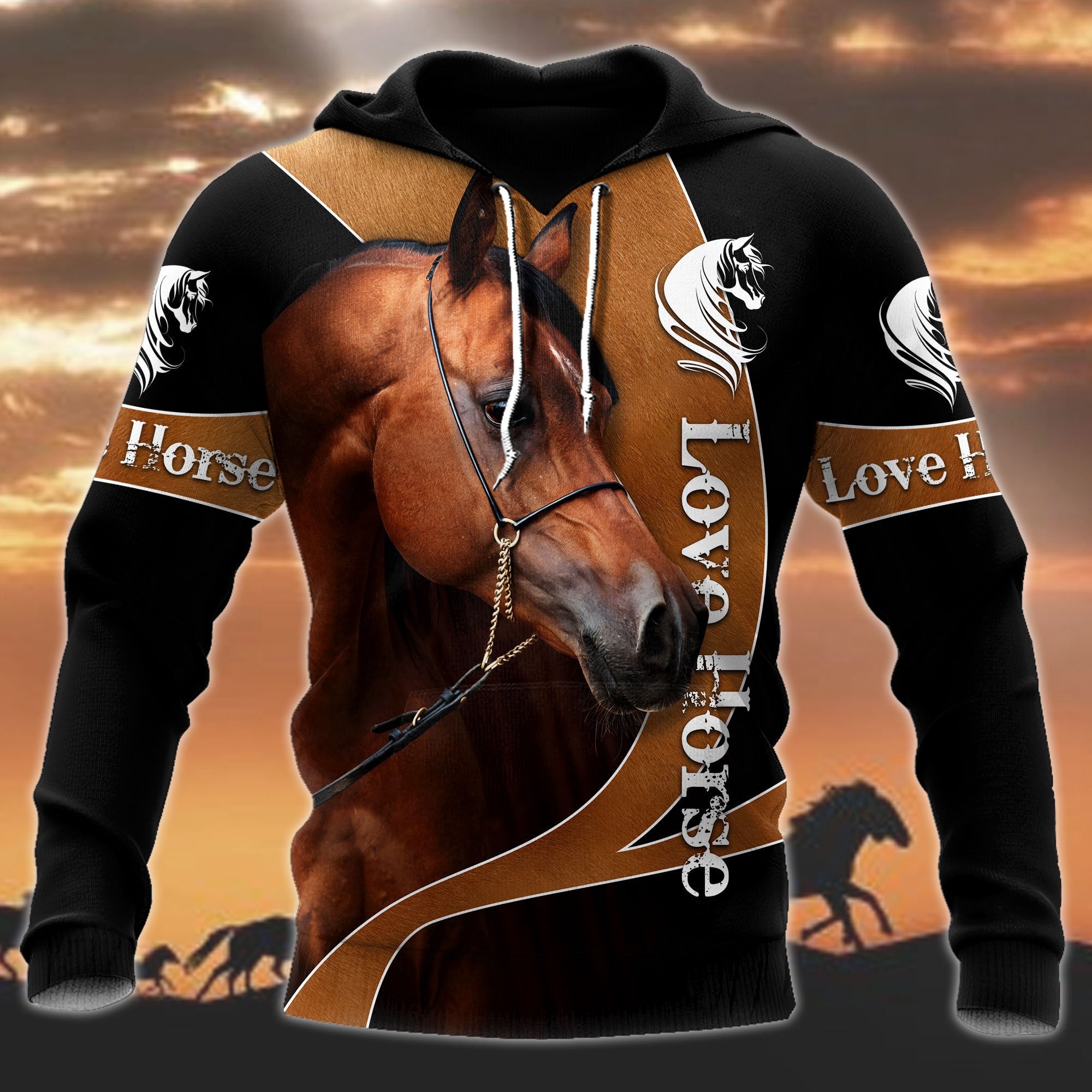 Arabian Horse 3D All Over Printed Shirts Pi05102001 - Amaze Style™-Apparel