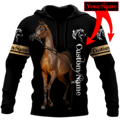 Arabian Horse Custom Name 3D All Over Printed Shirts DQB10072001 - Amaze Style™-Apparel