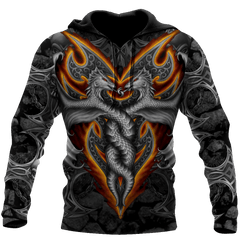 Armor Tattoo and Dungeon Dragon 3D All Over Printed Shirts For Men and Women DQB08172007 - Amaze Style™-Apparel