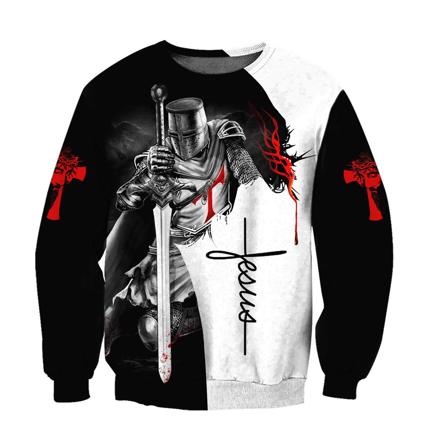 A Child Of God, A Man Of Faith, A Warrior Of Christ3D All Over Printed Style For Men And Women Hoodie