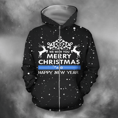 Deer Christmas All Over Print 3D Hoodie