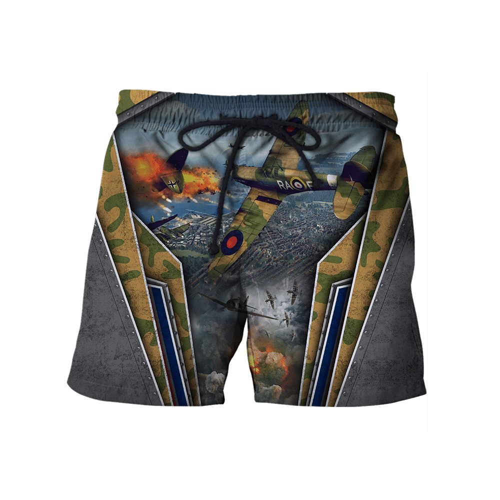 Air Force Aircraft Supermarine Spitfire 3D All Over Printed Shirts For Men And Women Hoodie