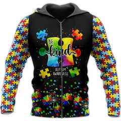 Autism 3D All Over Printed Shirts For Men And Women Hoodie