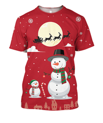 Christmas All Over Print Santa Ride Hoodie