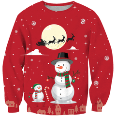 Christmas All Over Print Santa Ride Hoodie