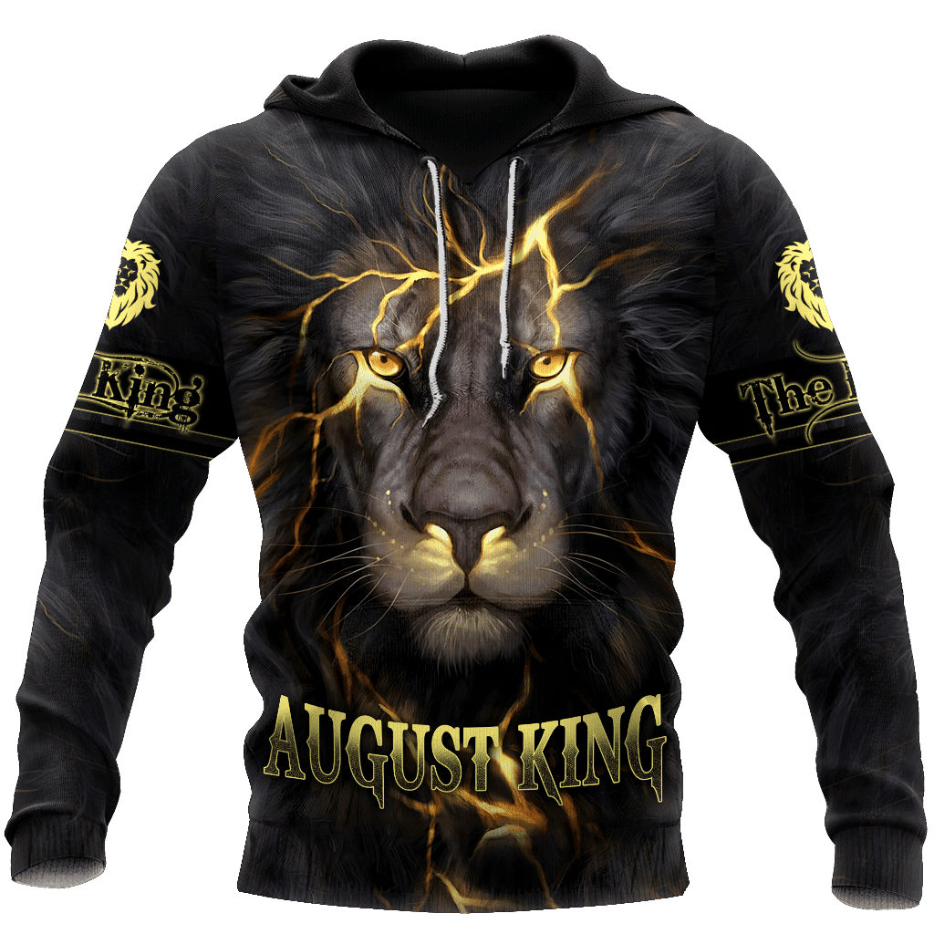 August Lion 3D All Over Printed Unisex Shirts Pi21012108 - Amaze Style™-Apparel