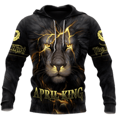 April Lion 3D All Over Printed Unisex Unisex Hoodie - Amaze Style™