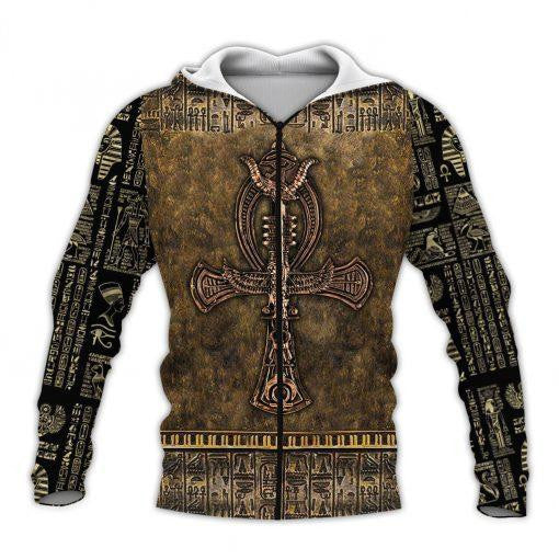 Ankh Key Of Life 3D All Over Printed Shirts For Men And Women Hoodie