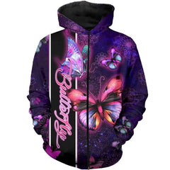 Beautiful Butterfly 3D All Over Printed Shirts For Men And Women Hoodie