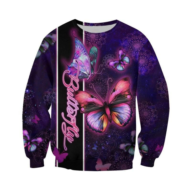 Beautiful Butterfly 3D All Over Printed Shirts For Men And Women Hoodie