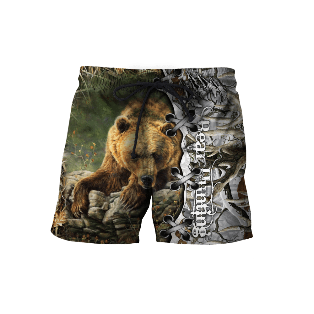 Bear Hunting Camo 3D All Over Printed Shirts For Men And Women Hoodie