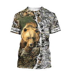 Bear Hunting Camo 3D All Over Printed Shirts For Men And Women Hoodie