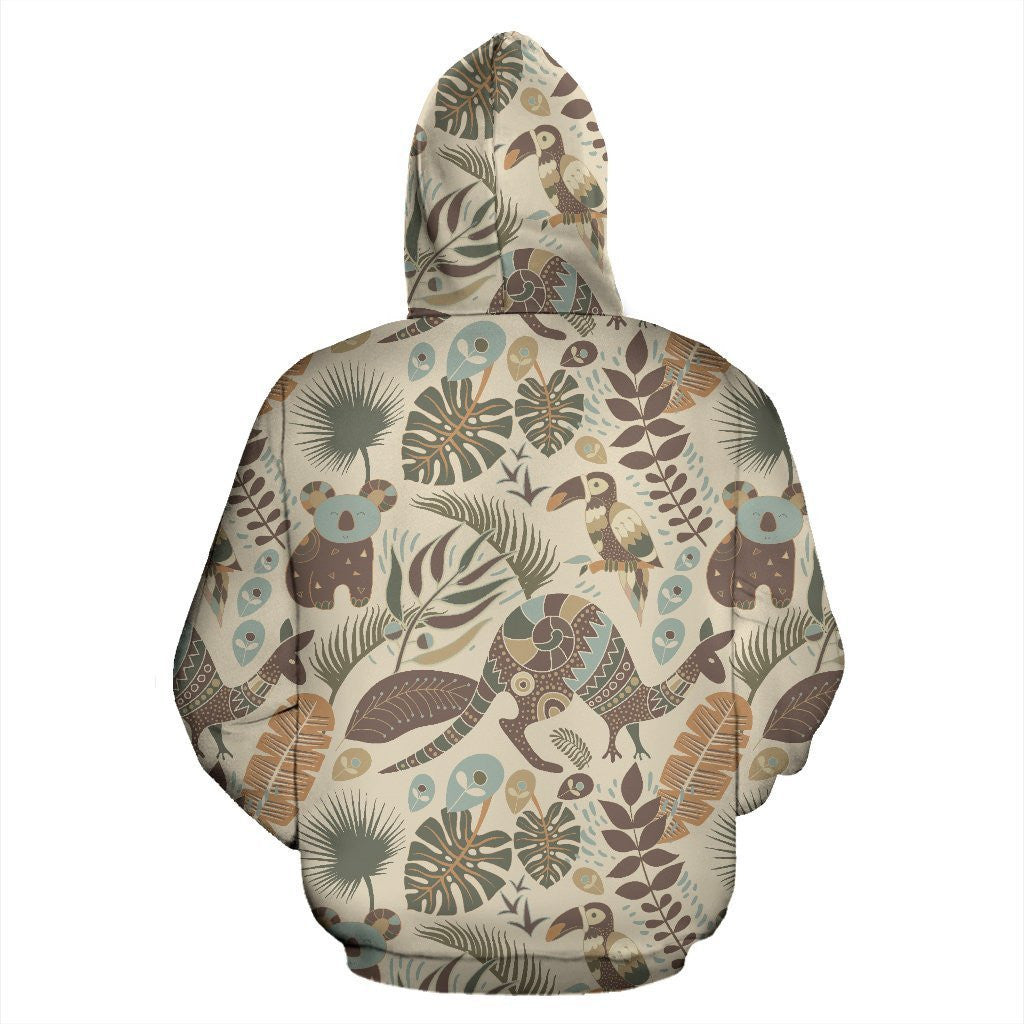 Australia Animal All Over Print Hoodies