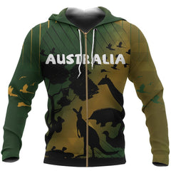 Australia Animal Hoodie 3D All Over Printed