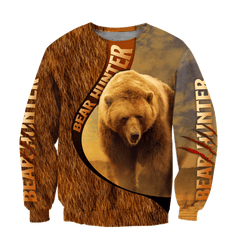 Bears Hunter Camo 3D All Over Printer Shirts For Man And Women Hoodie