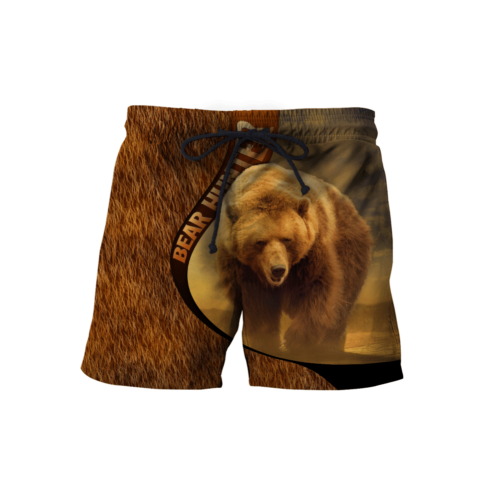 Bears Hunter Camo 3D All Over Printer Shirts For Man And Women Hoodie