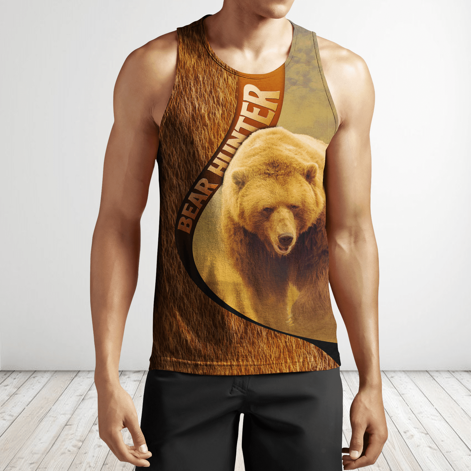 Bears Hunter Camo 3D All Over Printer Shirts For Man And Women Hoodie