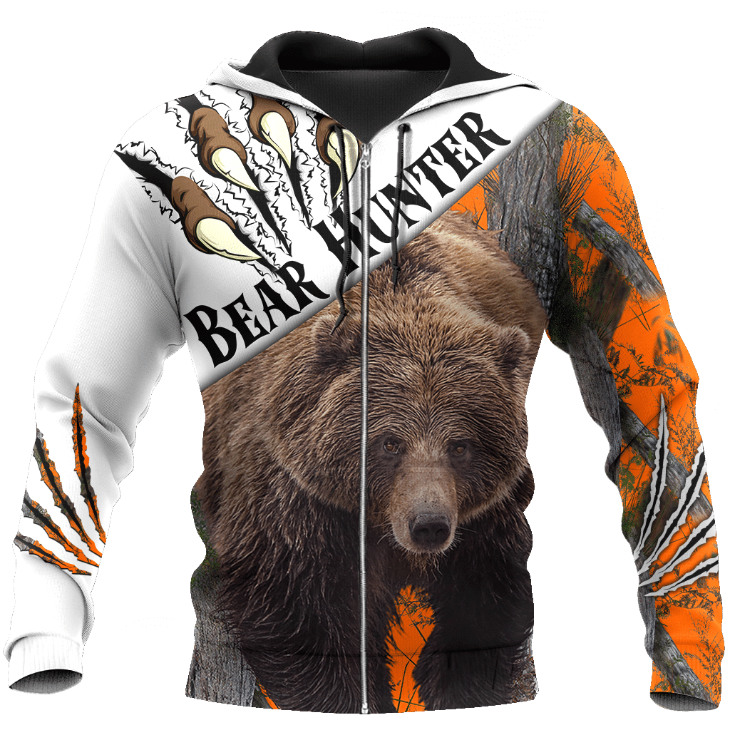 Bear Hunting Camo 3D All Over Printed Shirts For Men And Women Hoodie