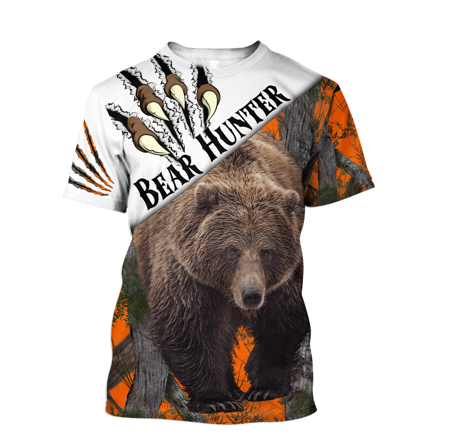 Bear Hunting Camo 3D All Over Printed Shirts For Men And Women Hoodie