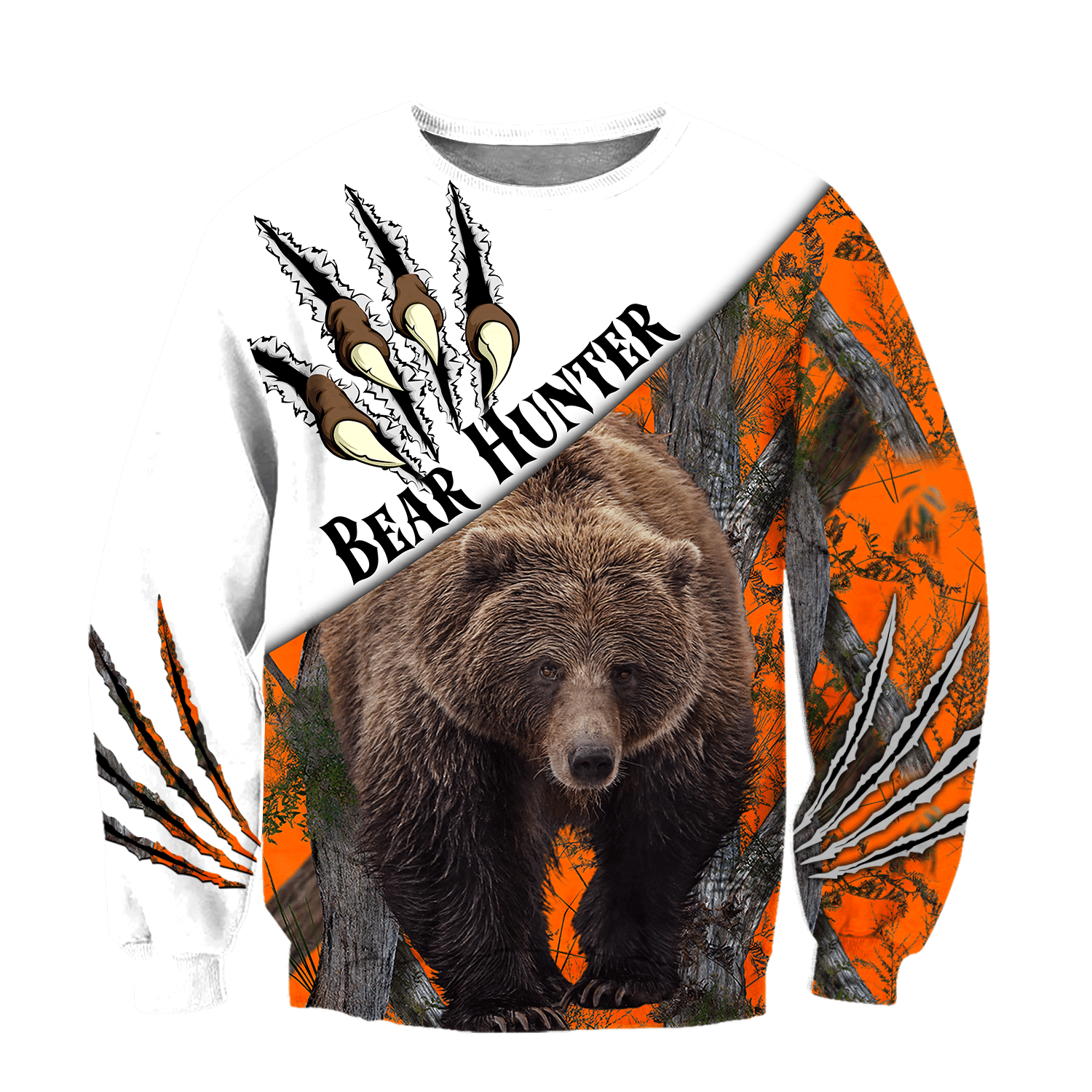 Bear Hunting Camo 3D All Over Printed Shirts For Men And Women Hoodie