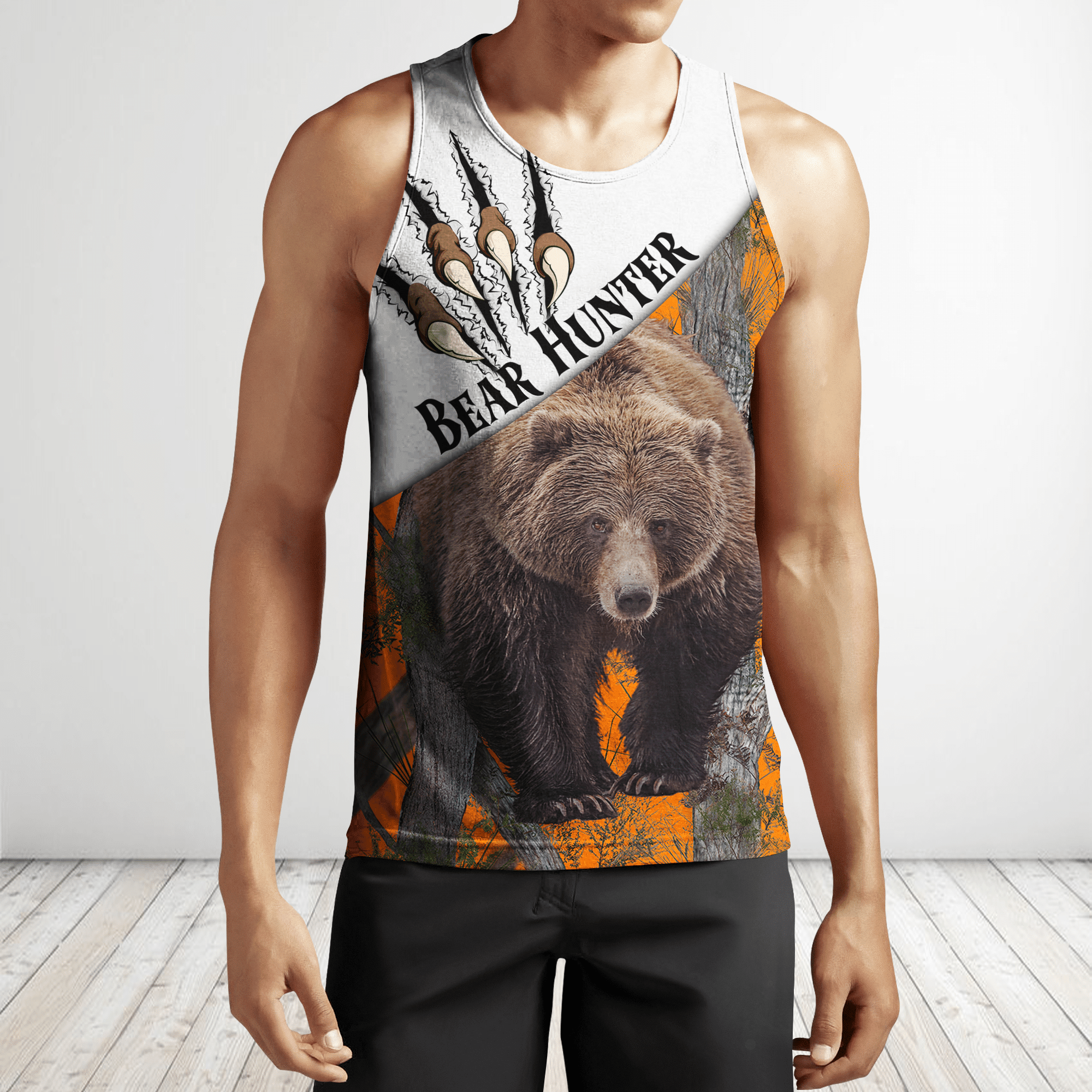 Bear Hunting Camo 3D All Over Printed Shirts For Men And Women Hoodie