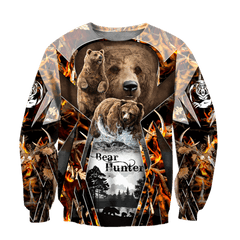 Bear Hunting Camo 3D All Over Printed Shirts For Men And Women Hoodie