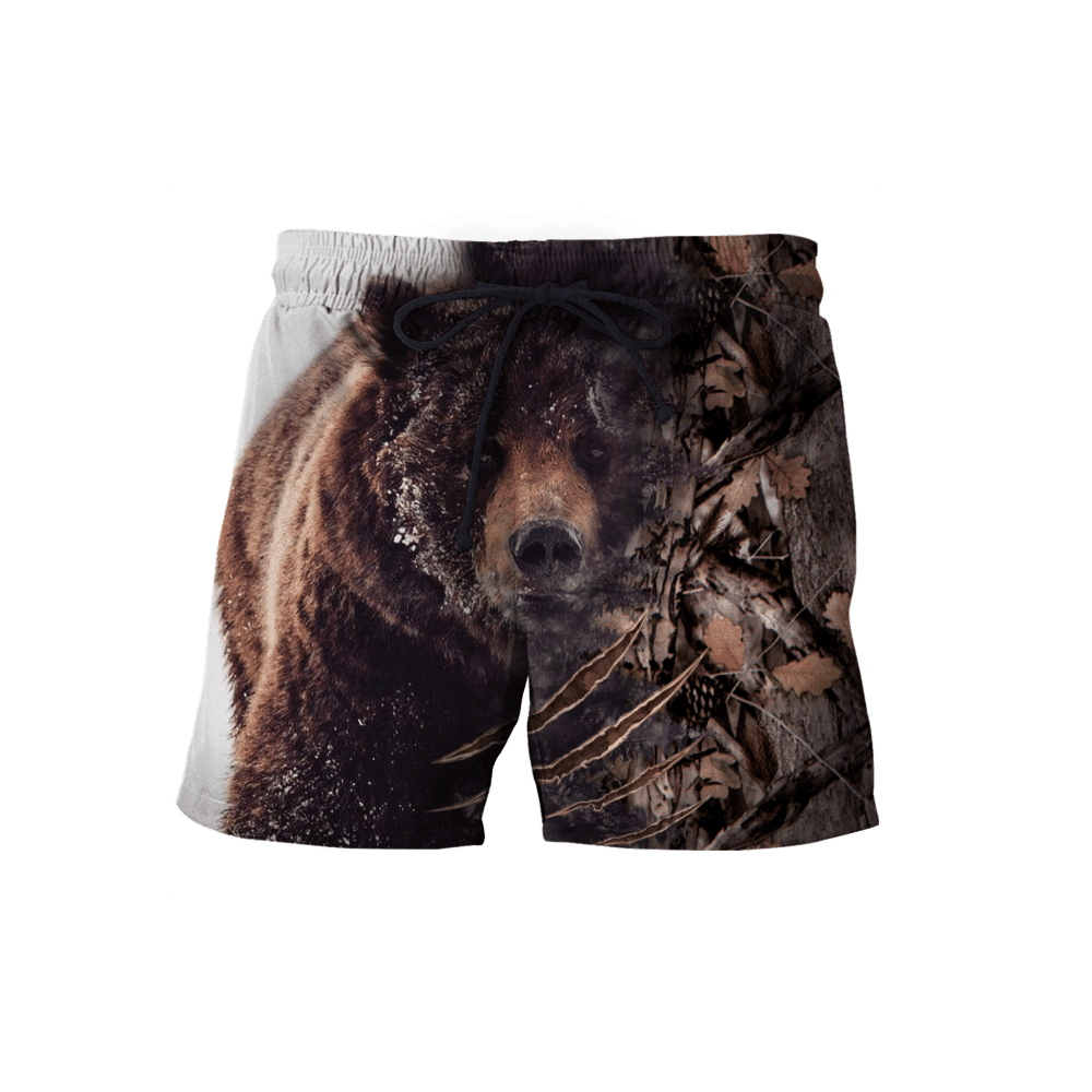 Bear Hunting Camo 3D All Over Printed Shirts For Men And Women Hoodie