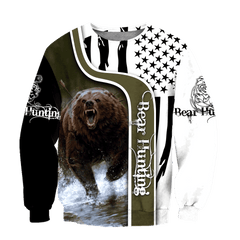 Bear Hunting Camo 3D All Over Printed Shirts For Men And Women Hoodie