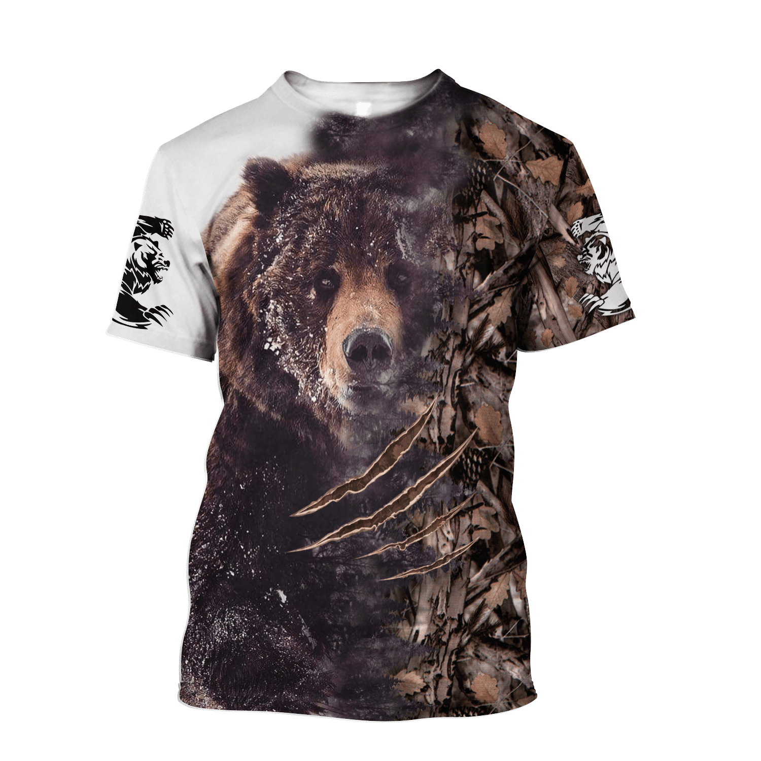 Bear Hunting Camo 3D All Over Printed Shirts For Men And Women Hoodie