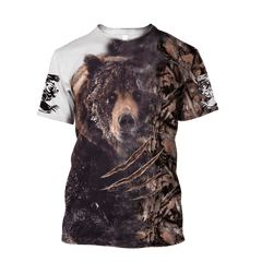 Bear Hunting Camo 3D All Over Printed Shirts For Men And Women Hoodie