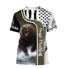 Bear Hunting Camo 3D All Over Printed Shirts For Men And Women Hoodie