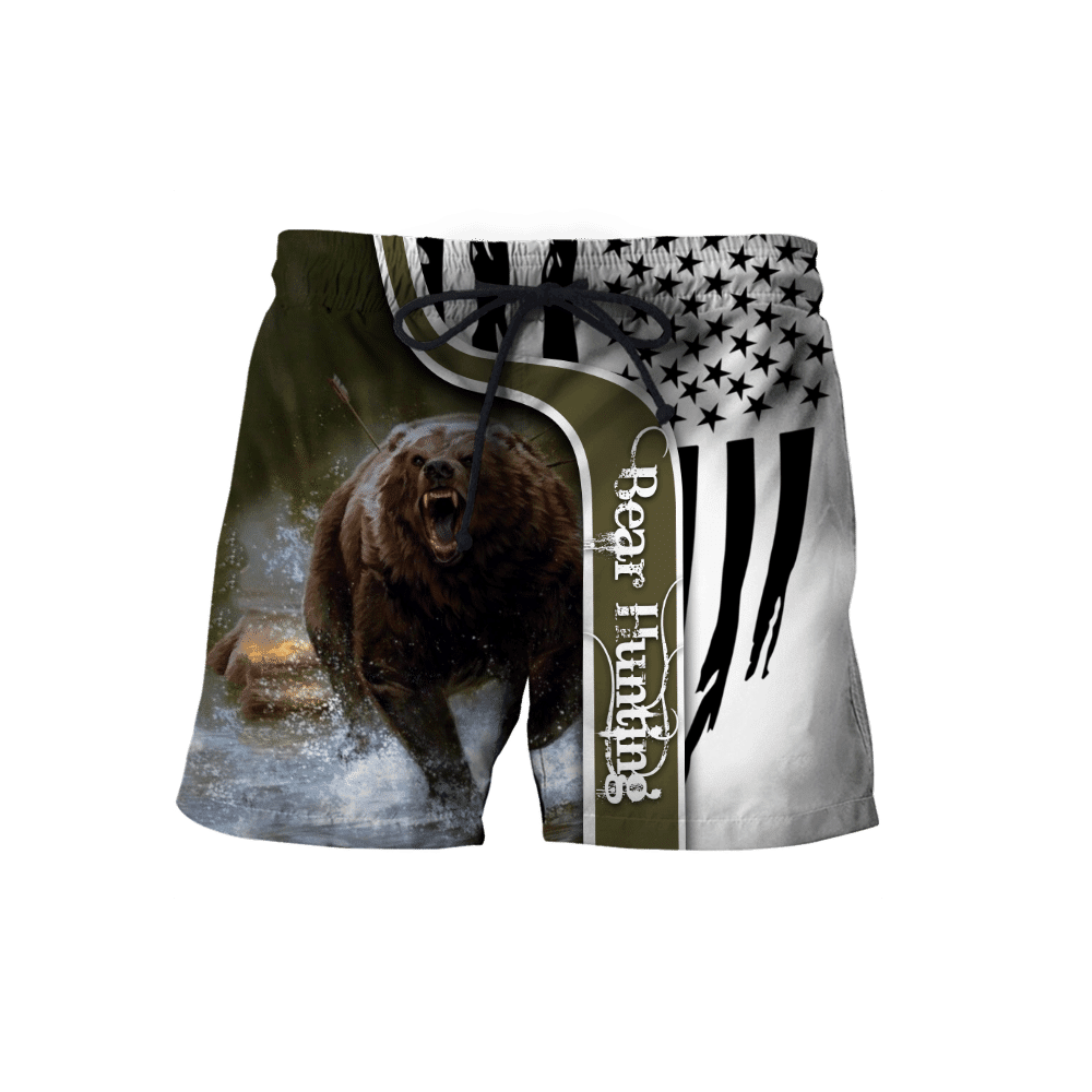 Bear Hunting Camo 3D All Over Printed Shirts For Men And Women Hoodie