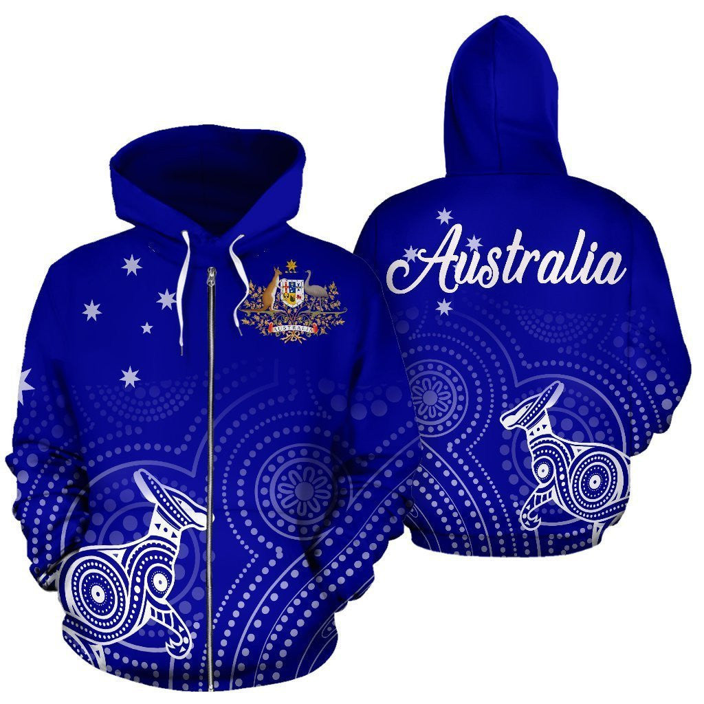 Australia Kangaroo Aboriginal Hoodie 3D All Over Printed For Men Women