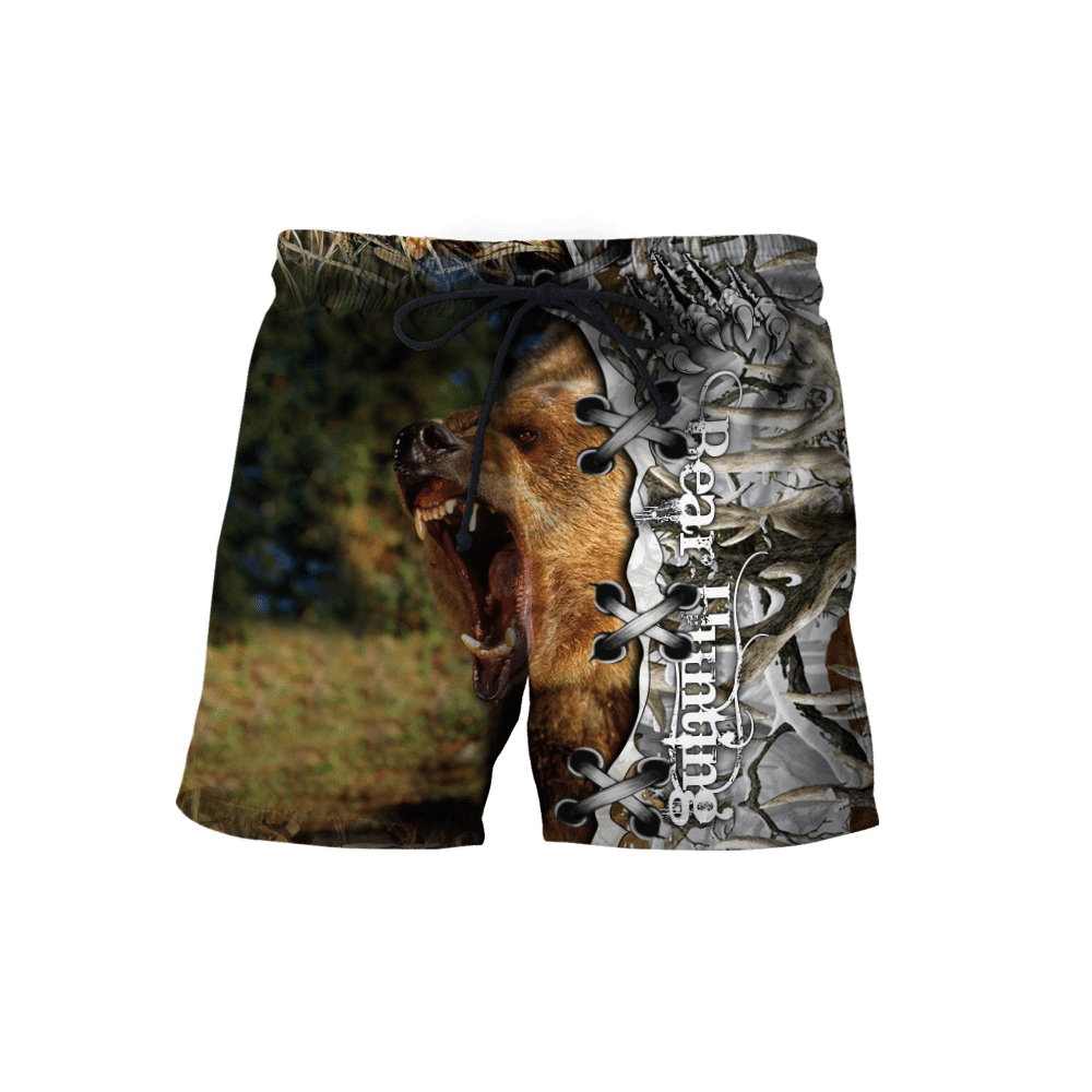 Bear Hunting Camo 3D All Over Printed Shirts For Men And Women Hoodie