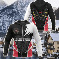 Austria Active Special All Over Printed Hoodies For Man And Women