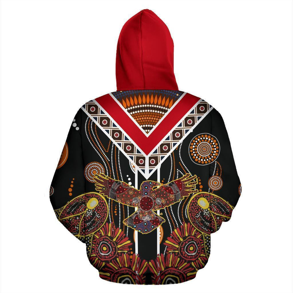 Australia Crow Aboriginal Hoodie 3D All Over Printed For Men Women