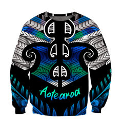 Aoteatoa New Zealand Maori 3D All Over Printed Shirt And Short For Man And Women Hoodie