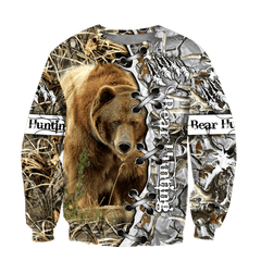 Bear Hunting Camo 3D All Over Printed Shirts For Men And Women Hoodie