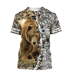 Bear Hunting Camo 3D All Over Printed Shirts For Men And Women Hoodie