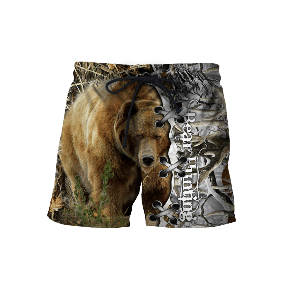 Bear Hunting Camo 3D All Over Printed Shirts For Men And Women Hoodie