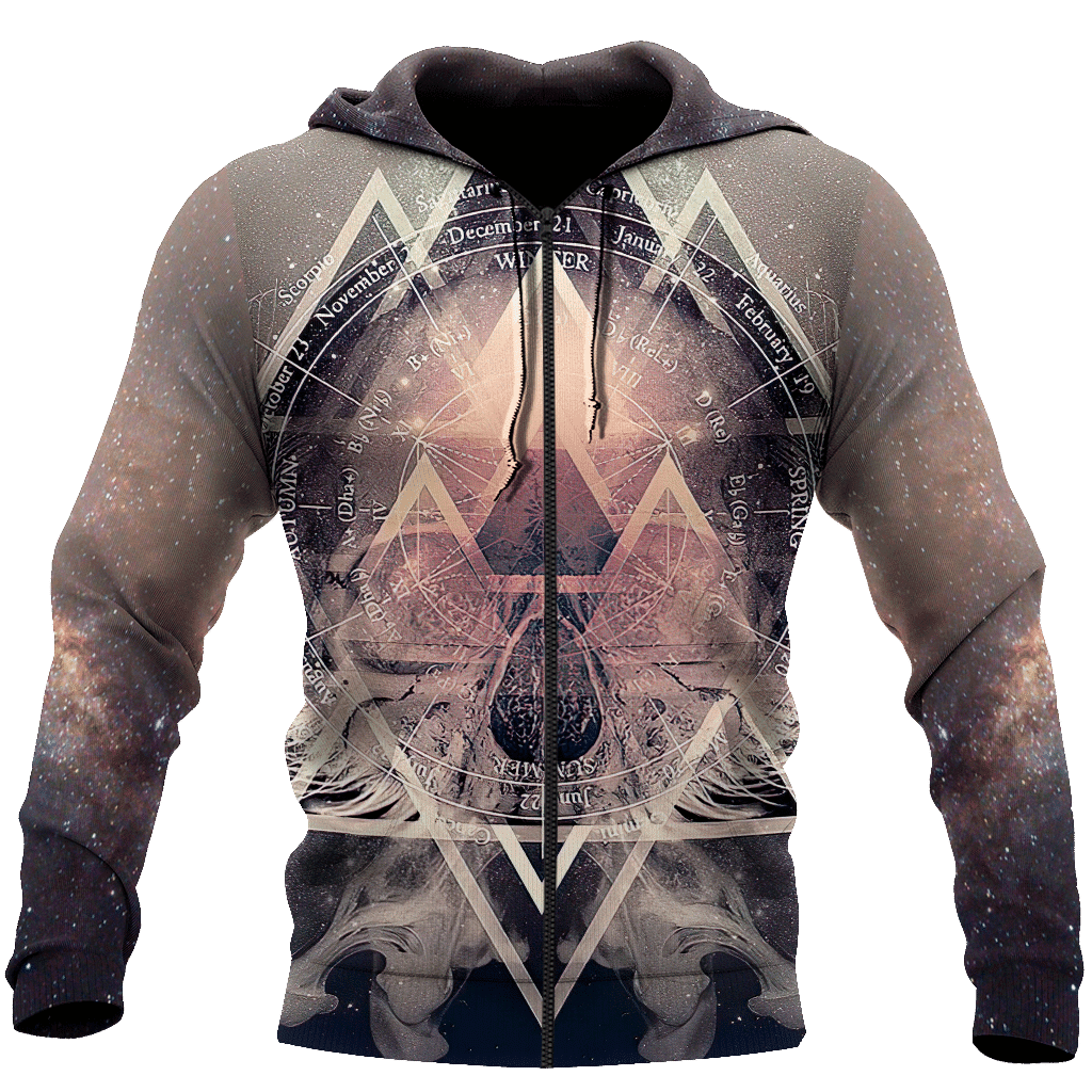 An Ideology Skull 3D All Over Printed For Man And Women Hoodie