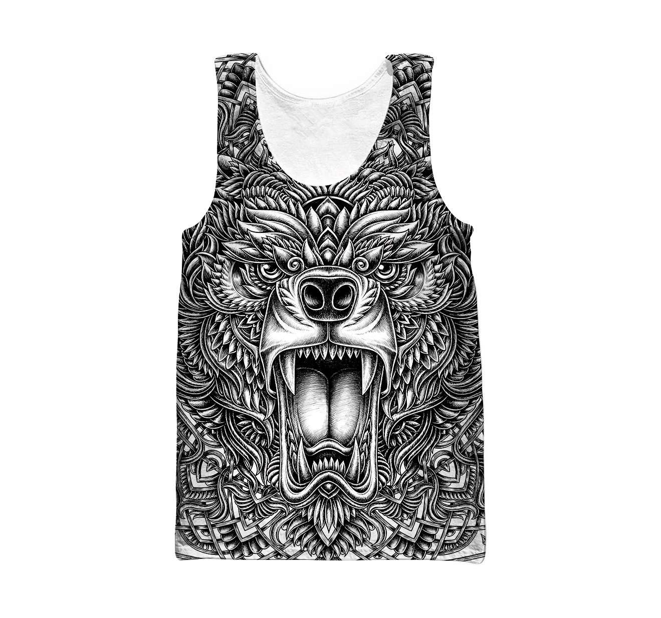 Bear Tattoo 3D All Over Printed Shirts For Men And Wome Hoodie