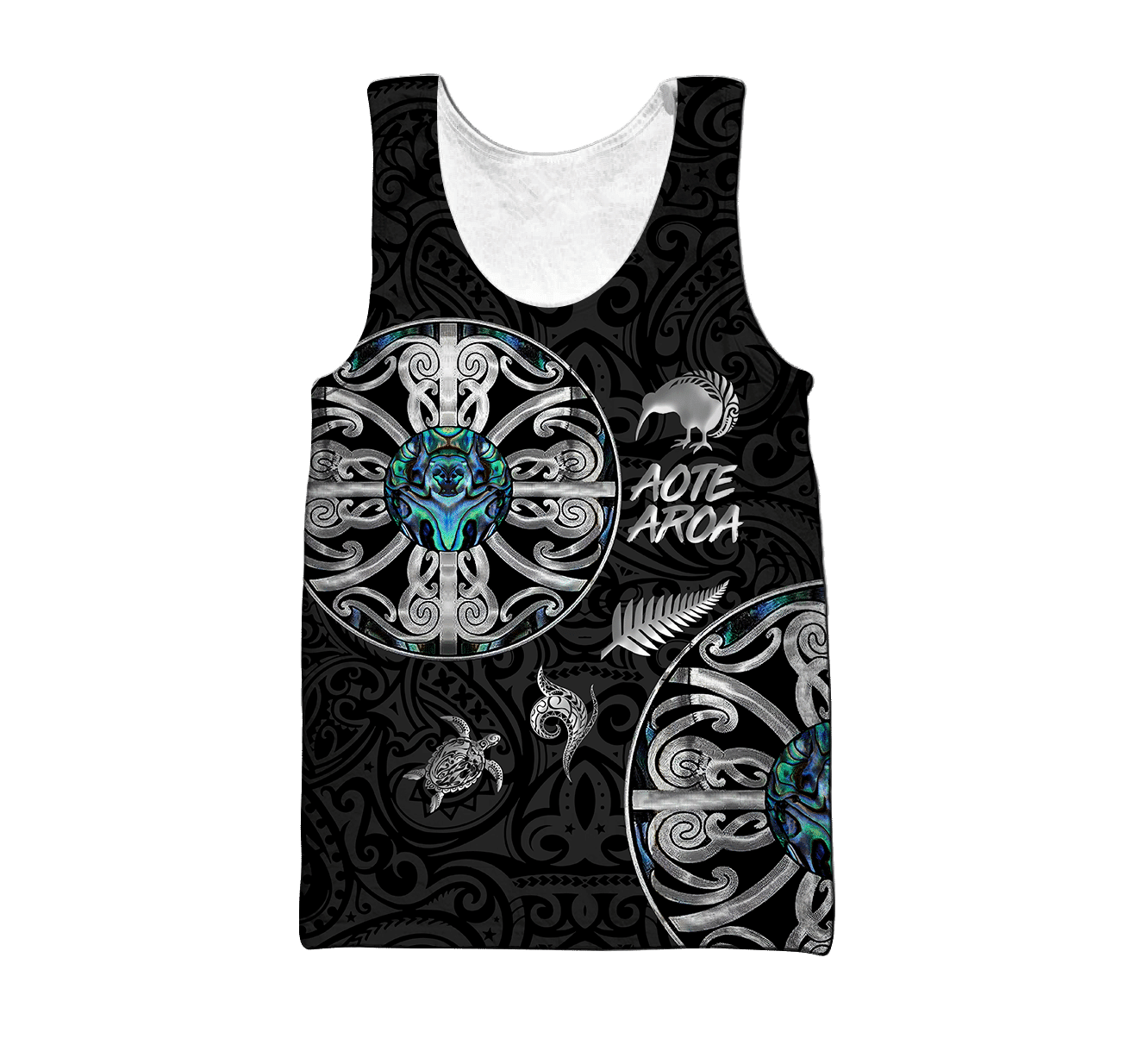 Aotearoa Maori Manaia 3D All Over Printed Shirt And Short For Man And Women Hoodie