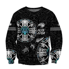 Aotearoa Maori Manaia 3D All Over Printed Shirt And Short For Man And Women Hoodie