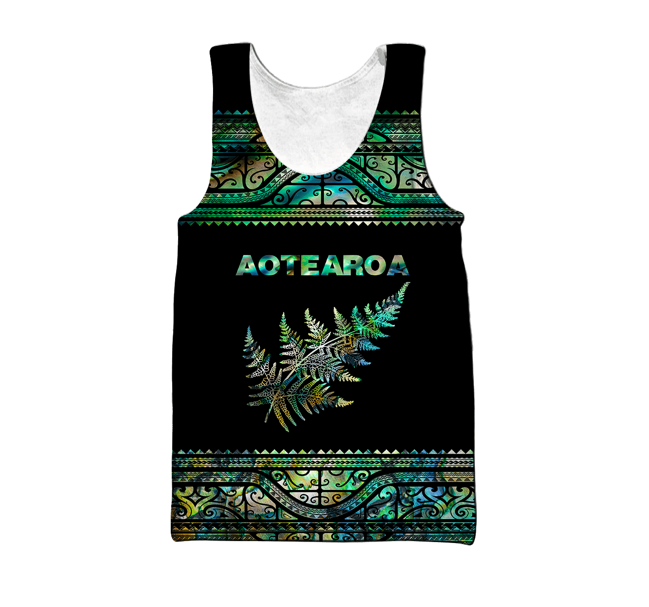 Aoteatoa New Zealand Maori Silver FernPaua Shell 3D All Over Printed Shirt And Short For Man And Women Hoodie