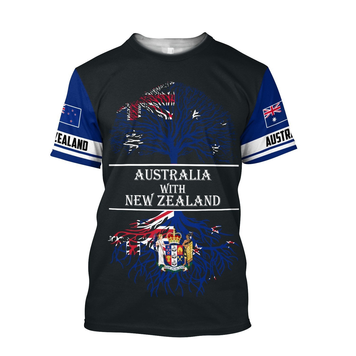 Australia With New Zealand 3D All Over Printed For Men And Women Hoodie