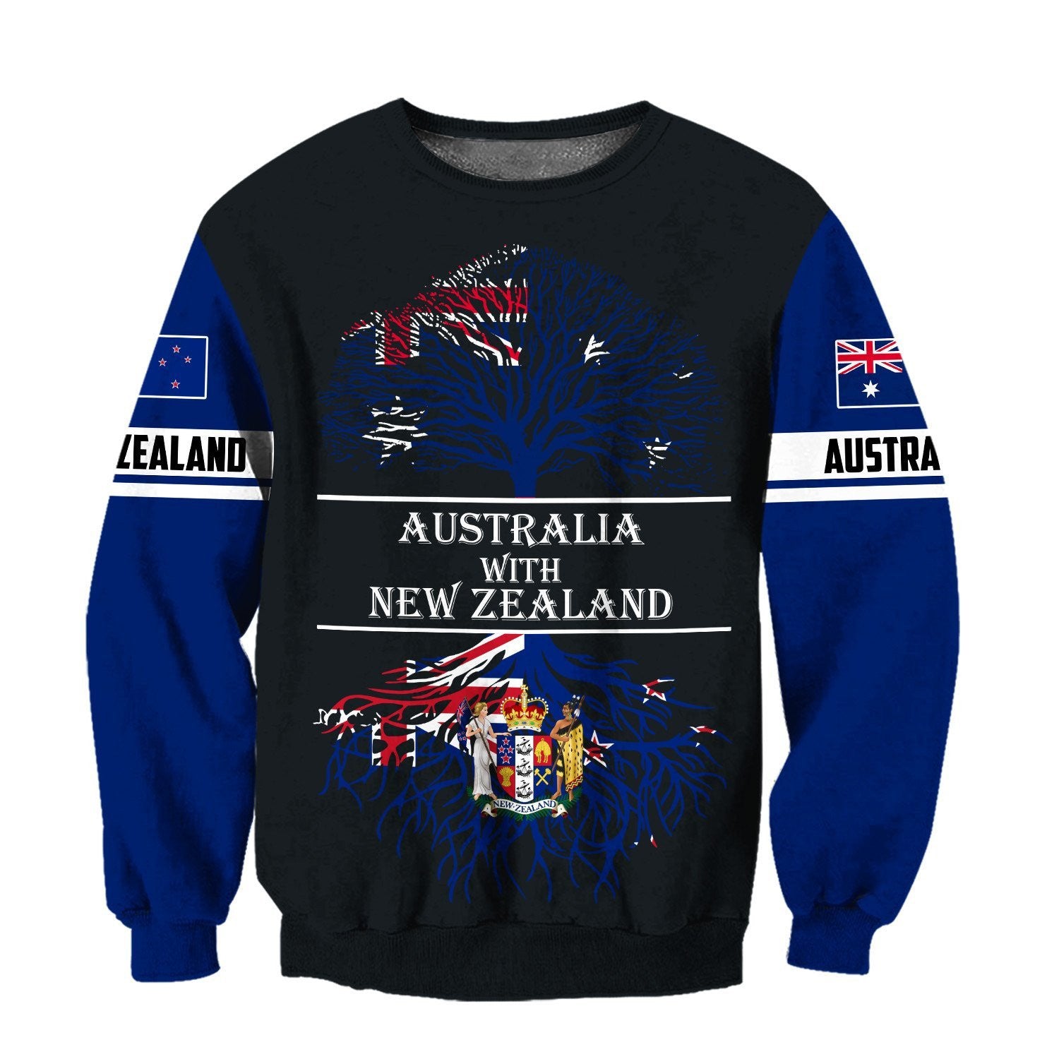 Australia With New Zealand 3D All Over Printed For Men And Women Hoodie