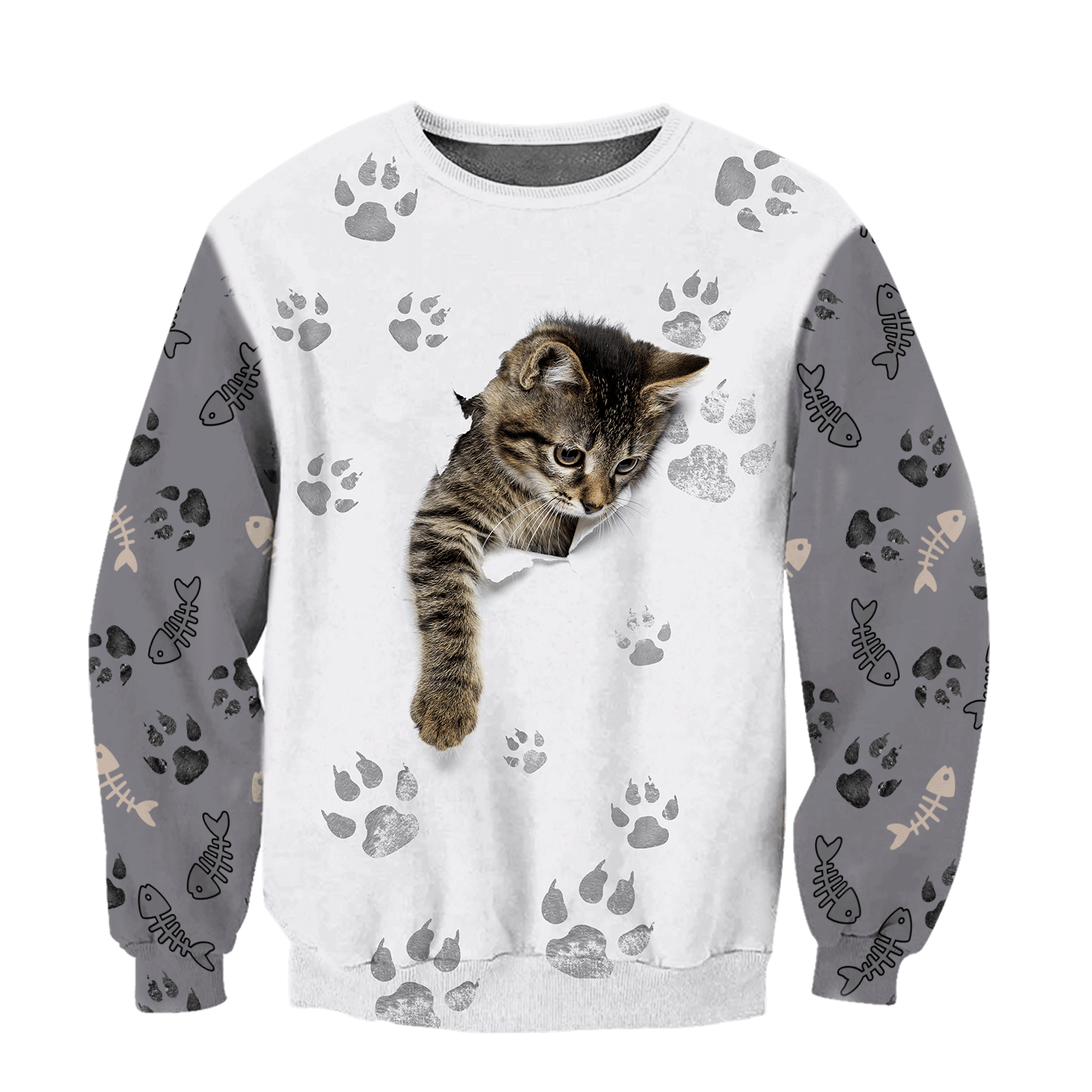 Baby Cat 3D All Over Printed Shirt & Short For Men And Women Hoodie