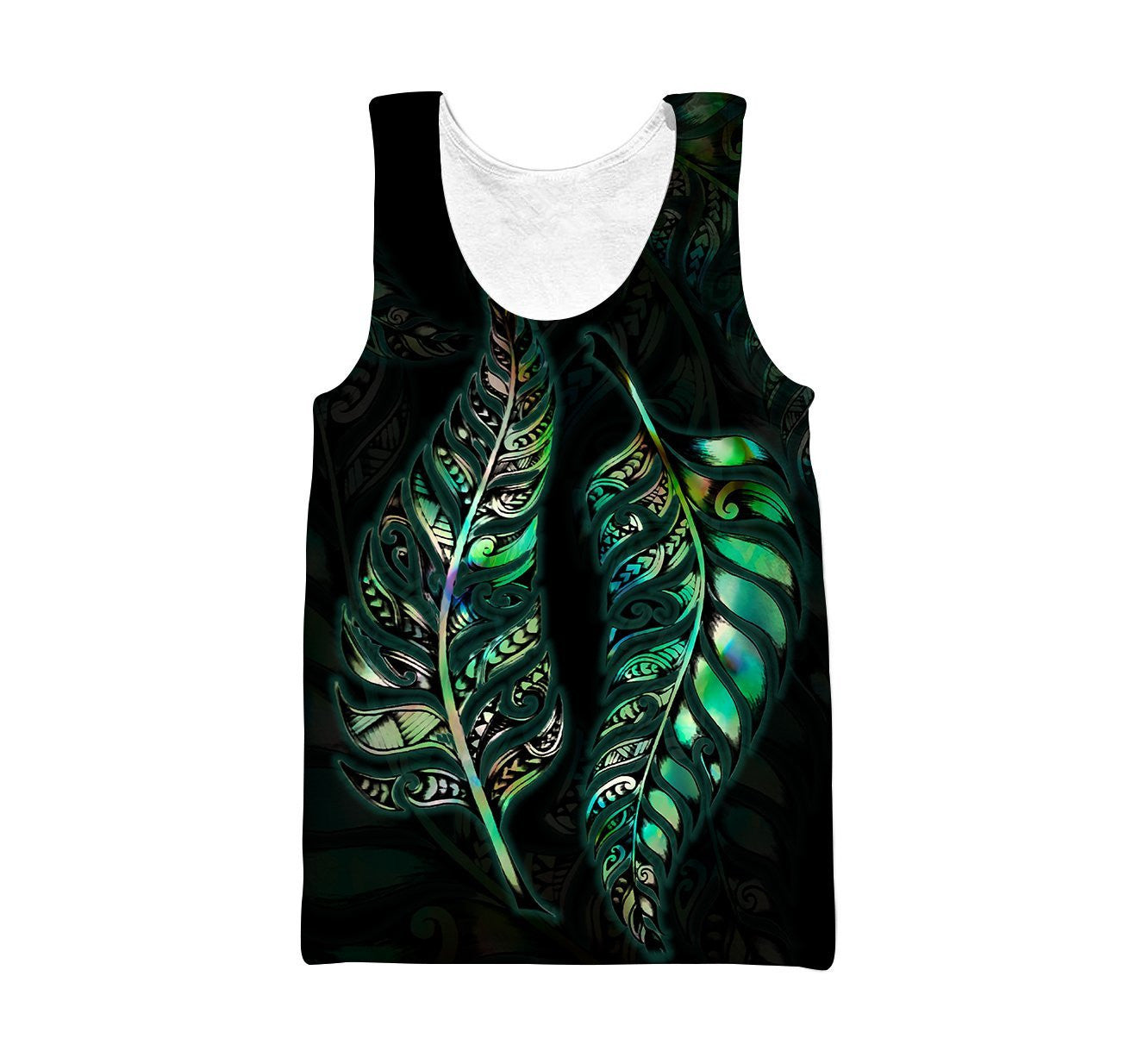 New Zealand Silver Fern Couple Paua Shell Maori Tattoo 3D All Over Printed For Men And Women Hoodie